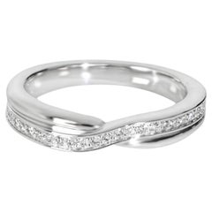 Harry Winston Platinum Diamond Tryst Single Row Pave Diamond Band