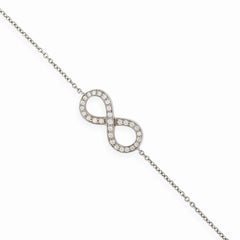 Tiffany & Co platinum and diamond Infinity bracelet
