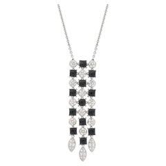 Bulgari Lucea white gold Onyx & Diamond necklace