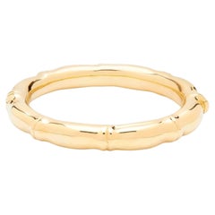 Tiffany & Co Vintage yellow gold Bamboo bangle