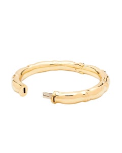 Tiffany & Co Vintage yellow gold Bamboo bangle