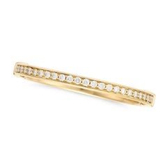 Anello con chiusura Tiffany & Co. in oro giallo e diamanti, misura 62