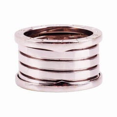 Bulgari white gold wide B Zero 1 ring