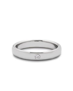 Tiffany & Co Lucinda single diamond band ring