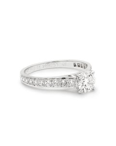 Van Cleef & Arpels Romance Diamond solitaire ring 0.77ct