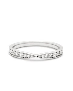 Tiffany & Co Harmony platinum and diamond ring