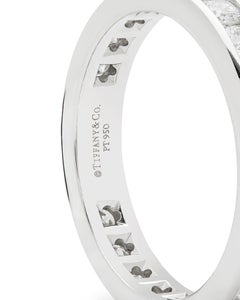 Tiffany & Co Full diamond platinum ring 1.50ct