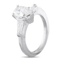 Anello in platino con diamante da 1,16 ct MF22-072826