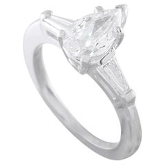 Anello in platino con diamante da 1,16 ct MF22-072826