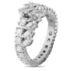 Bague en or blanc 14 carats sertie d'un diamant de 2,20 carats – MF06-080726