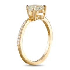 18K Yellow Gold 1.47ct Diamond Ring MF03-080726