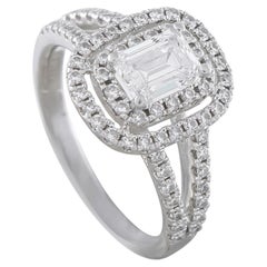 Diamantring aus Platin, 0,85 Karat, MF17-081226