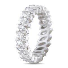 Ewigkeitsring aus Platin mit 2,75 Karat Diamanten, Modell MF03-082126
