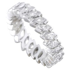 Ewigkeitsring aus Platin mit 2,75 Karat Diamanten, Modell MF03-082126