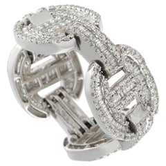 Ring aus 18-karätigem Weißgold mit einem Diamanten von 3,0 Karat, Art.-Nr. MF23-081226
