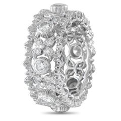 Buccellati Vintage 18K White Gold 1.12ct Diamond Ring BU01-082026