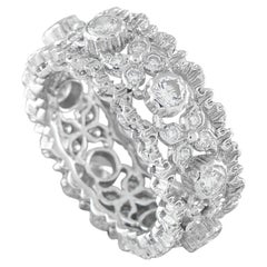 Buccellati Vintage 18K White Gold 1.12ct Diamond Ring BU01-082026