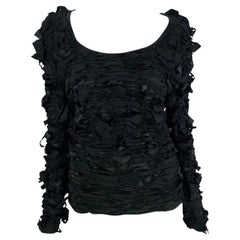 Maglione con nastro nero della passerella dell'A/I 2001 di Tom Ford for Yves Saint Laurent