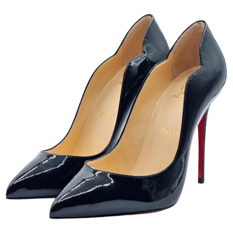 Christian Louboutin Hot Chick - Escarpins en cuir verni en noir