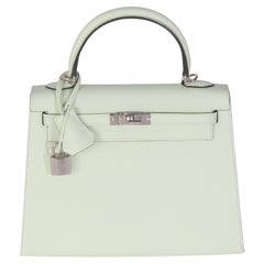 Used Hermès Vert Fizz Epsom Sellier Kelly 25 PHW