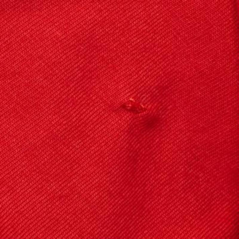 Balmain Red Foil Logo Printed Cotton T-Shirt M. T. I. in vendita 2