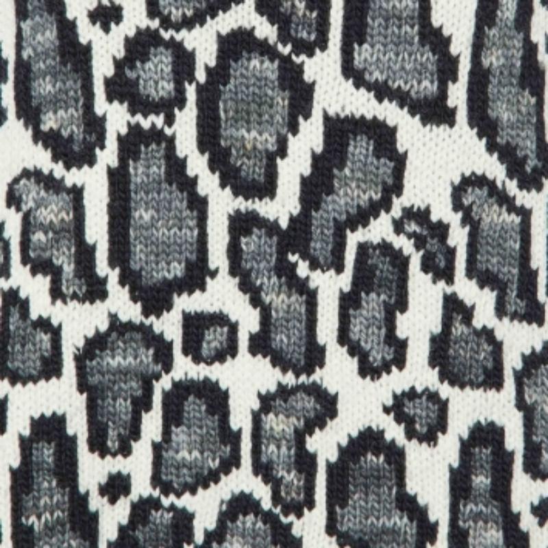 Joseph Tier gemustert Jacquard Wolle Rundhalsausschnitt Pullover S im Zustand „Hervorragend“ im Angebot in Dubai, Al Qouz 2