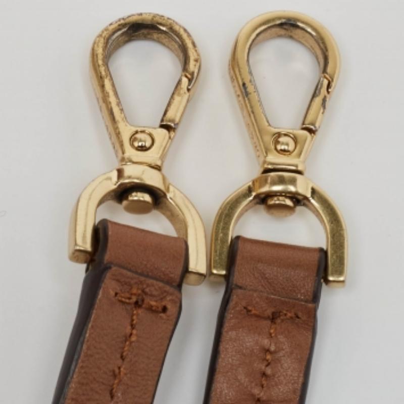 Michael Kors Mini Mercer Tote in pelle e tela Coates marrone/beige in vendita 2
