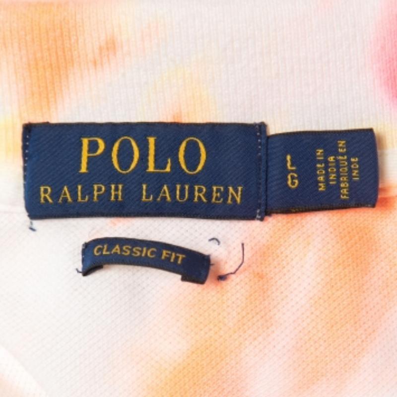Polo Ralph Lauren Polo de piqué de algodón teñido multicolor L Gris en venta
