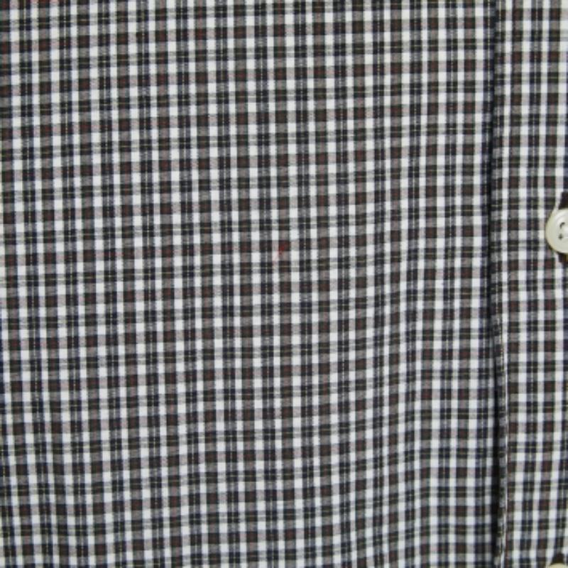 Polo Ralph Lauren Mini Camisa de algodón a cuadros con botones y manga larga XL en venta 1