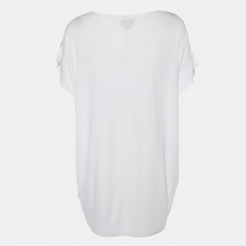 Donna Just Cavalli - Top a tunica in maglia e stampa multicolore in vendita