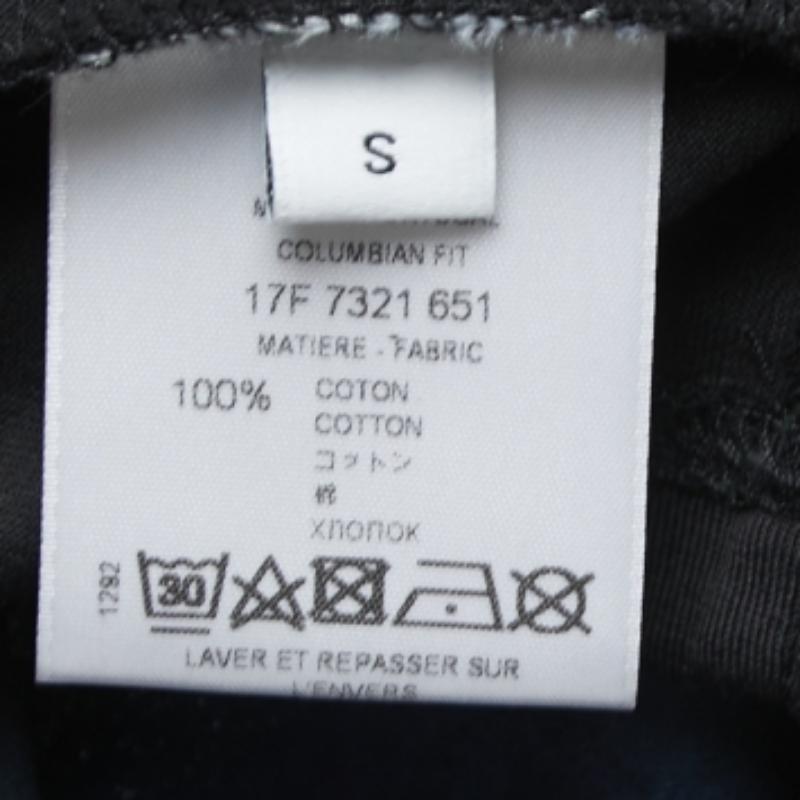 Givenchy Camiseta negra de algodón con estampado de tiburón S Negro en venta