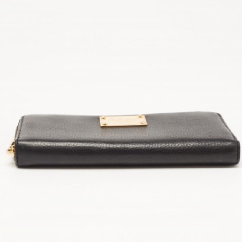 Cartera Jet Set de piel negra con cremallera Michael Kors en venta 2