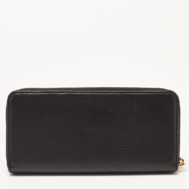 Cartera Jet Set de piel negra con cremallera Michael Kors en venta 1