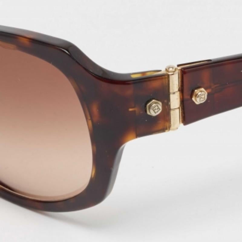 Gafas de sol Fendi marrón tortuga degradado FS1000M Wayfarer Marrón en venta