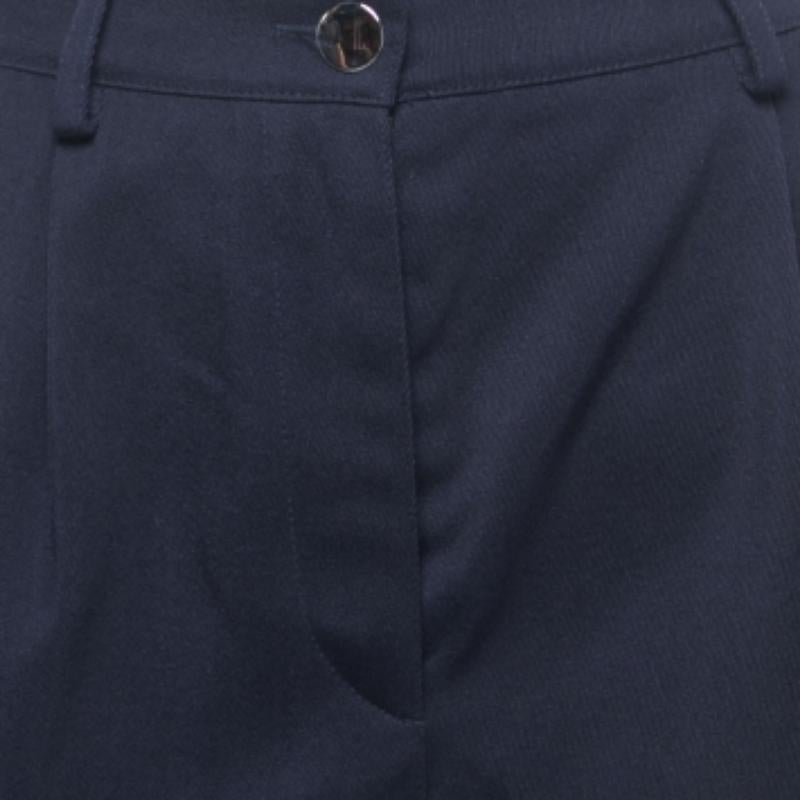 Prada Marineblaue Shorts aus Wolle S (Schwarz) im Angebot