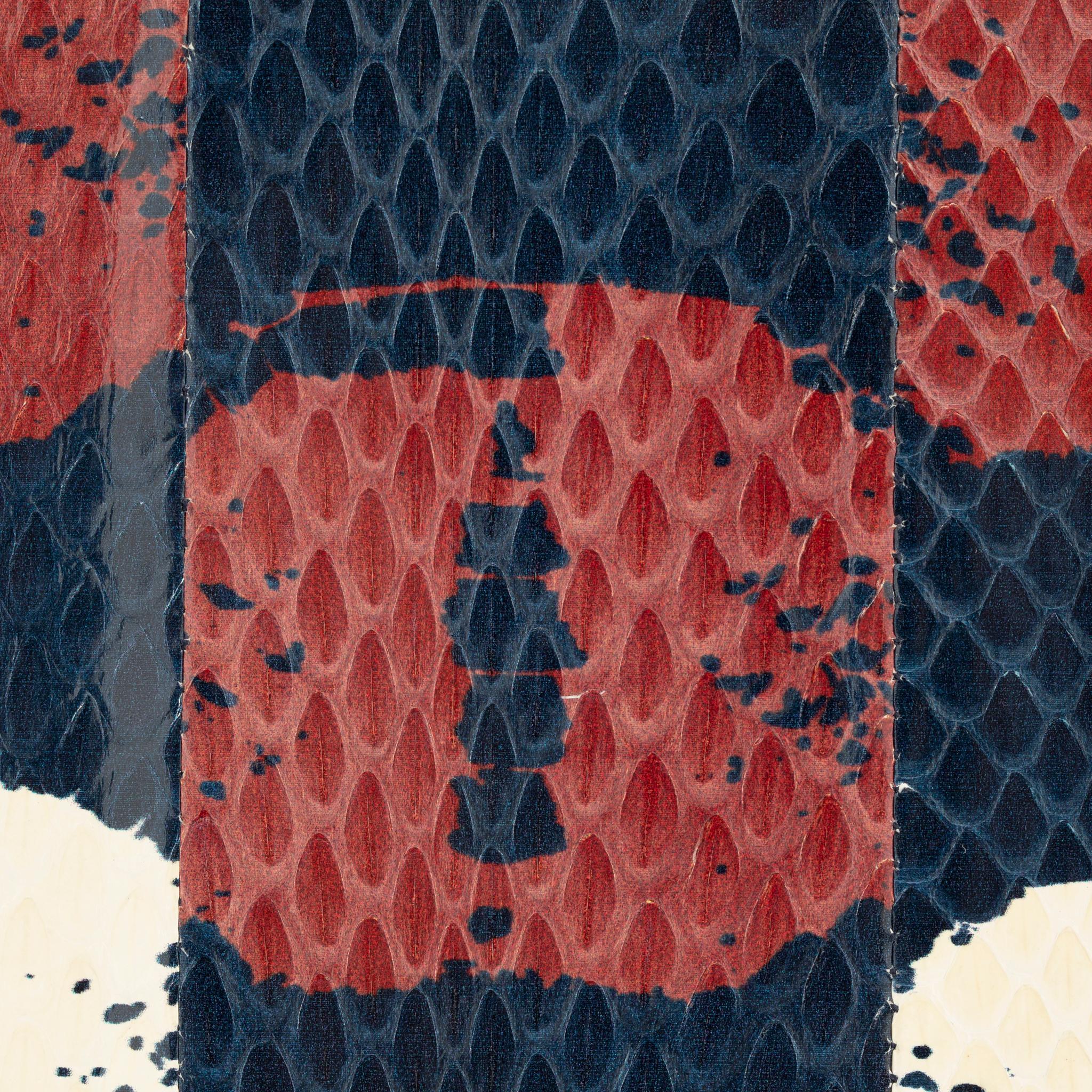 Gucci Dionysus Blau, Rot & Weiß Python Umhängetasche Damen im Angebot