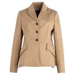 Dior Donna Giacca Bar Tan 38 FR
