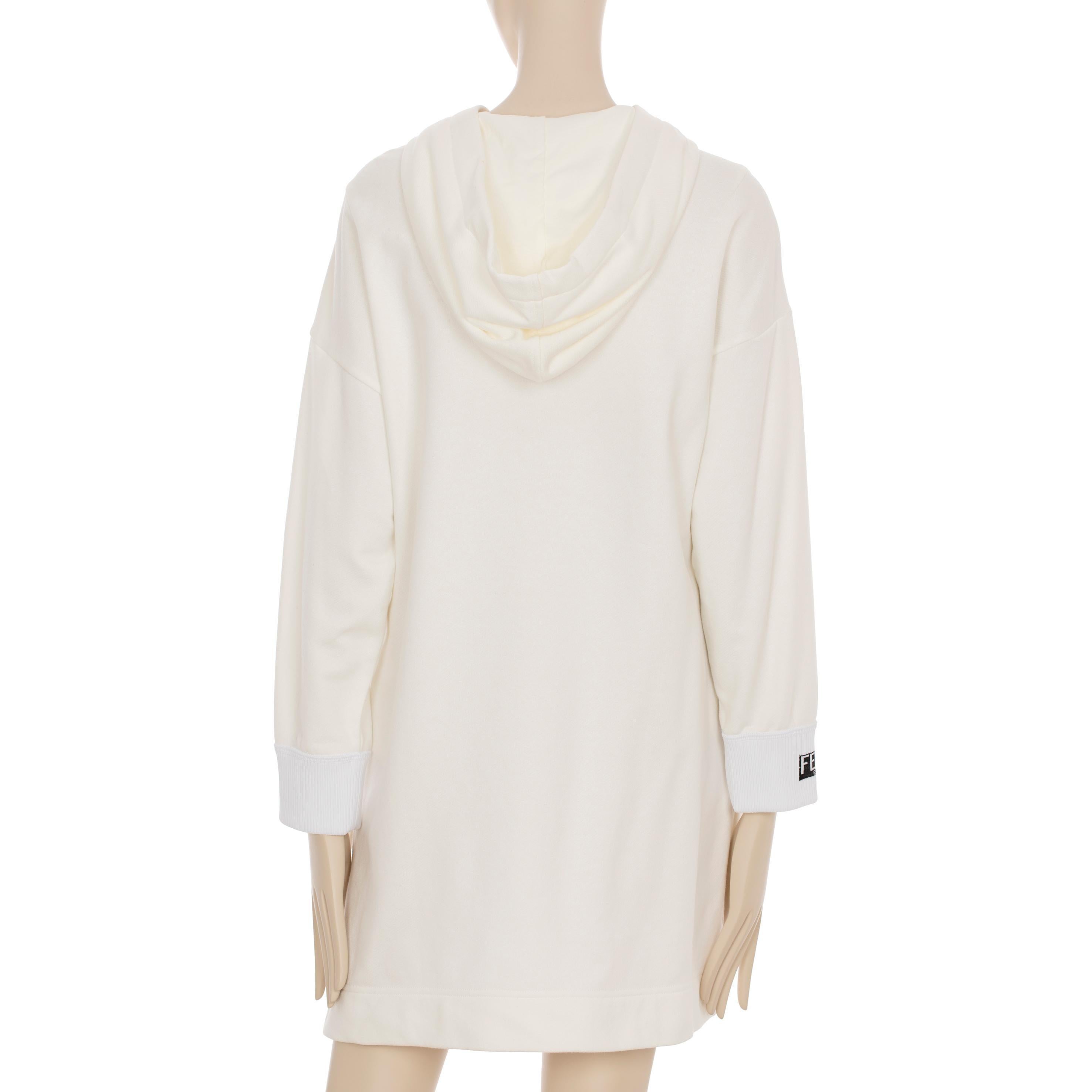De las mujeres Fendi Sudadera oversize con capucha y detalles de logotipo 38 IT en venta