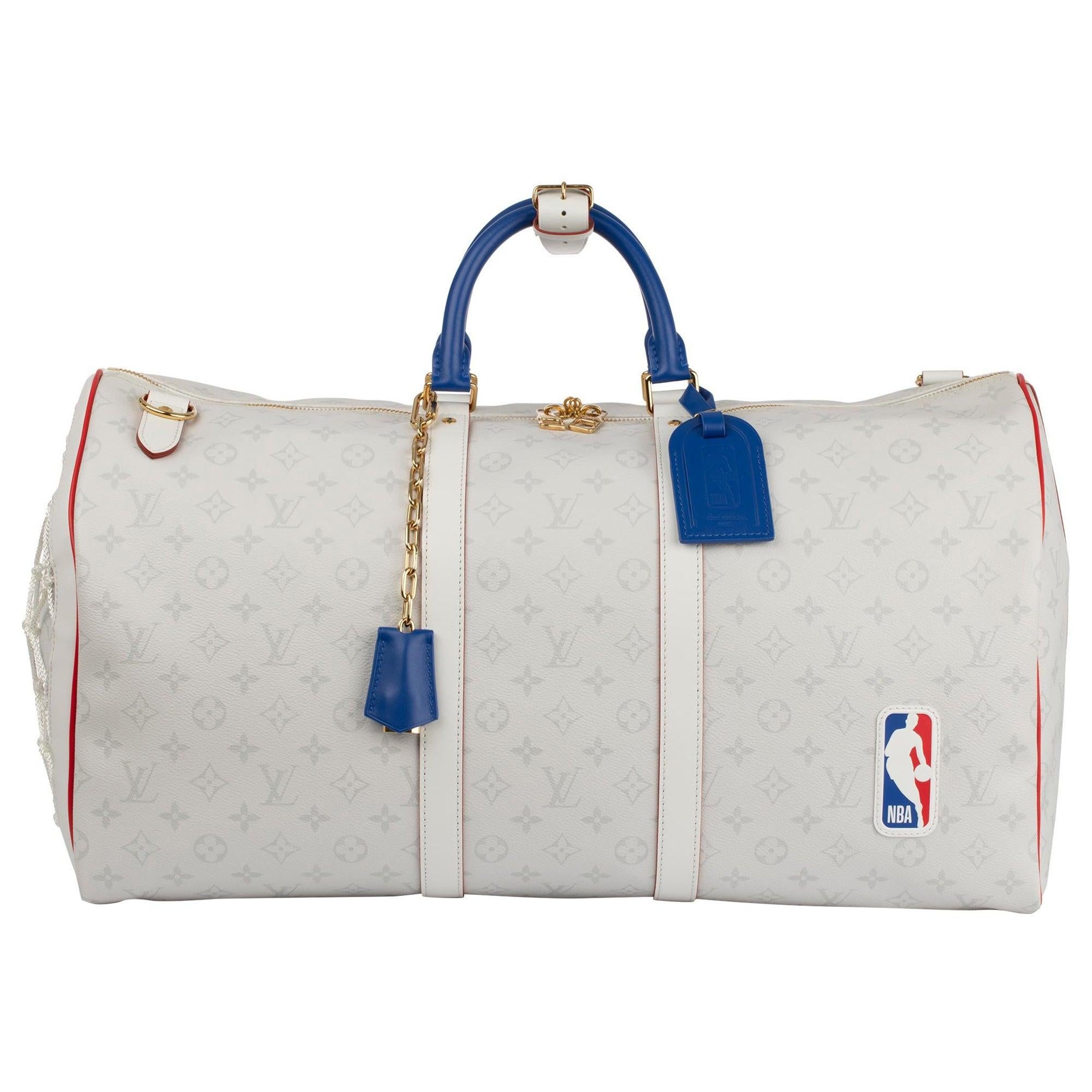Louis Vuitton x NBA Virgil Abloh Antarctica Keepall 55 Cm in vendita