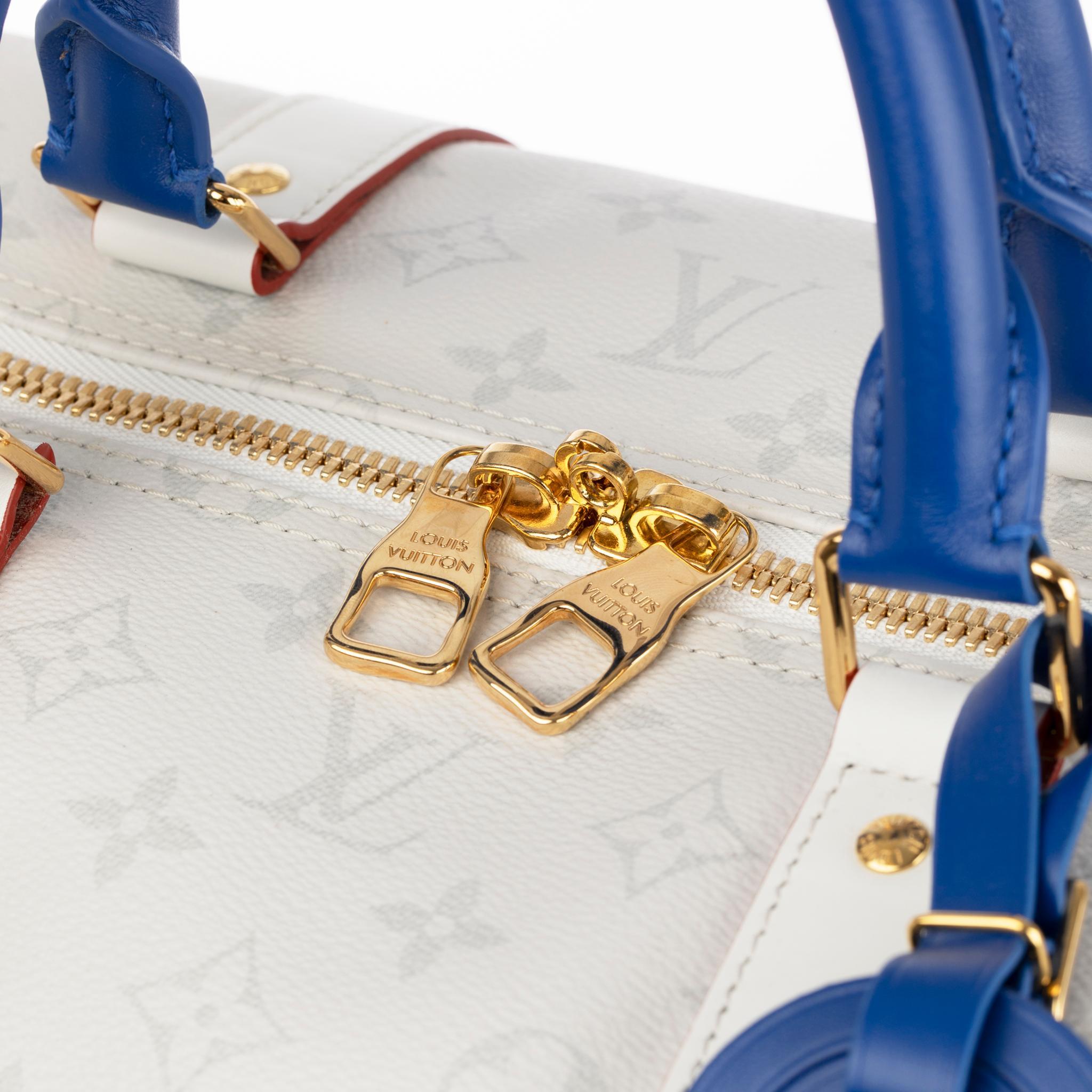 Louis Vuitton x NBA Virgil Abloh Antarctica Keepall 55 Cm In condizioni Nuovo in vendita a Sydney, New South Wales