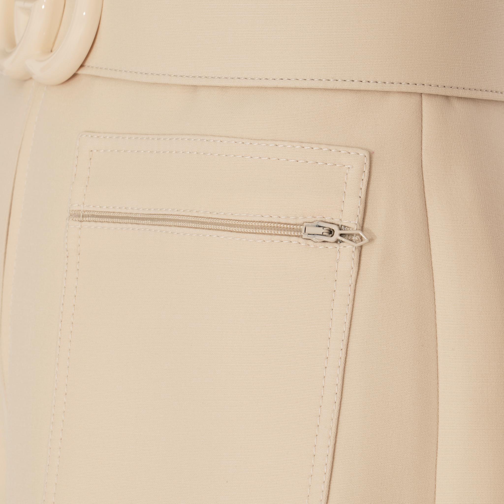 Gucci Mono Corto con Cinturón Mujer Marfil 40 IT en venta 2