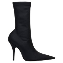 Balenciaga Botín de punto elástico Negro 36 FR