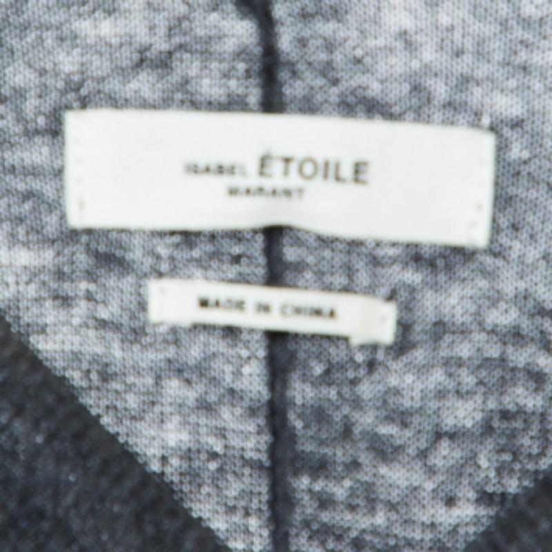 Isabel Marant Etoile Gris Mini robe drapée en laine mélangée XS Bon état - En vente à Dubai, Al Qouz 2