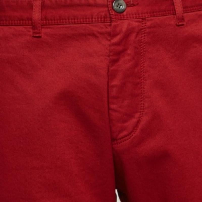 De los hombres Boss By Hugo Boss Pantalón Regular de Algodón Rojo L en venta