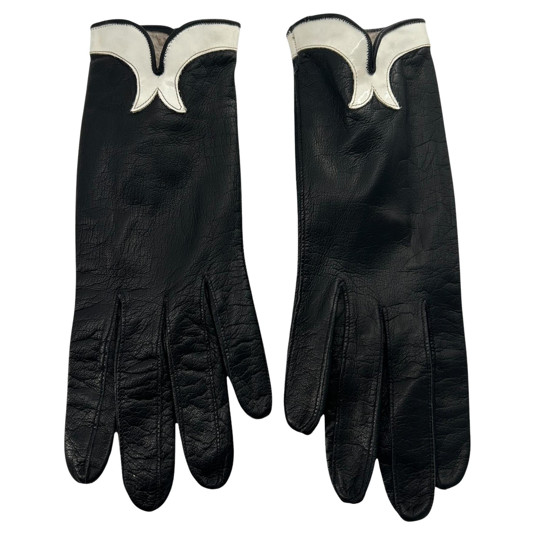 Pierre Cardin Mod-Lederhandschuhe, 1960er Jahre