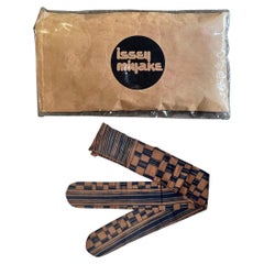 Issey Miyake F/W Tattoo Blocks and Lines Printed Stockings, 1989/1990