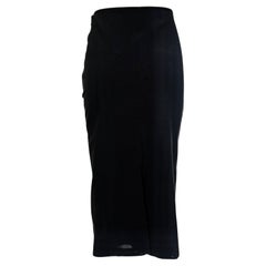 Tom Ford for Gucci S/S Black Nylon Midi Pencil Skirt, 2001