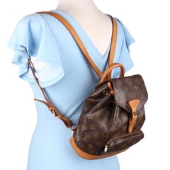 Louis Vuitton Brauner Monogram Montsouris PM Rucksack