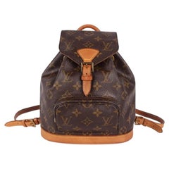 Louis Vuitton Brauner Monogram Montsouris PM Rucksack