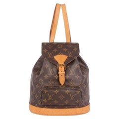 Louis Vuitton Brown Monogram Montsouris Pm Backpack, 2001